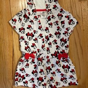 Minnie Mouse cover up Girls size 7/8